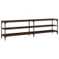 vidaXL TV-Schrank Braun Eiche 180x30x50 cm Holzwerkstoff und Metall vidaXL TV-Schrank Braun Eiche 180x30x50 cm Holzwerkstoff und Metall