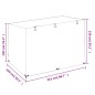 vidaXL Abdeckung für Schaukelbank 12Ösen 215x150x130/150cm Polyethylen vidaXL Abdeckung für Schaukelbank 12Ösen 215x150x130/150cm Polyethylen