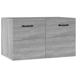 vidaXL Wandschrank Grau Sonoma 60x36,5x35 cm Holzwerkstoff