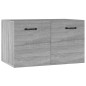 vidaXL Wandschrank Grau Sonoma 60x36,5x35 cm Holzwerkstoff vidaXL Wandschrank Grau Sonoma 60x36,5x35 cm Holzwerkstoff