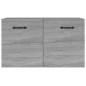 vidaXL Wandschrank Grau Sonoma 60x36,5x35 cm Holzwerkstoff vidaXL Wandschrank Grau Sonoma 60x36,5x35 cm Holzwerkstoff