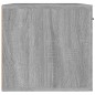vidaXL Wandschrank Grau Sonoma 60x36,5x35 cm Holzwerkstoff vidaXL Wandschrank Grau Sonoma 60x36,5x35 cm Holzwerkstoff