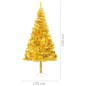 vidaXL Künstlicher Weihnachtsbaum mit Ständer Golden 240 cm PET vidaXL Künstlicher Weihnachtsbaum mit Ständer Golden 240 cm PET