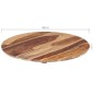 vidaXL Tischplatte Massivholz Palisander Rund 25-27 mm 40 cm vidaXL Tischplatte Massivholz Palisander Rund 25-27 mm 40 cm