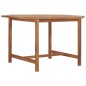 vidaXL Garten-Esstisch 110x110x75 cm Massivholz Teak vidaXL Garten-Esstisch 110x110x75 cm Massivholz Teak