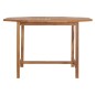 vidaXL Garten-Esstisch 110x110x75 cm Massivholz Teak vidaXL Garten-Esstisch 110x110x75 cm Massivholz Teak