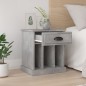 vidaXL Nachttische 2 Stk. Betongrau 43x36x50 cm vidaXL Nachttische 2 Stk. Betongrau 43x36x50 cm