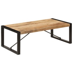 vidaXL Couchtisch 120 x 60 x 40 cm Mangoholz Massiv