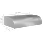 vidaXL Wasserfall mit LEDs 60x34x14 cm Edelstahl 304 vidaXL Wasserfall mit LEDs 60x34x14 cm Edelstahl 304