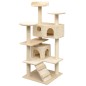 vidaXL Katzen-Kratzbaum Sisal 125 cm Beige vidaXL Katzen-Kratzbaum Sisal 125 cm Beige