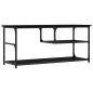 vidaXL TV-Schrank Schwarz 103x38x46,5 cm Holzwerkstoff und Stahl vidaXL TV-Schrank Schwarz 103x38x46,5 cm Holzwerkstoff und Stahl