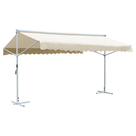 vidaXL Freistehende Markise 600x300 cm Creme