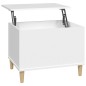 vidaXL Couchtisch Weiß 60x44,5x45 cm Holzwerkstoff vidaXL Couchtisch Weiß 60x44,5x45 cm Holzwerkstoff