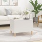 vidaXL Couchtisch Weiß 60x44,5x45 cm Holzwerkstoff vidaXL Couchtisch Weiß 60x44,5x45 cm Holzwerkstoff
