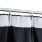 vidaXL Verdunkelungsvorhänge mit Haken 2 Stk. Anthrazit 140x245 cm vidaXL Verdunkelungsvorhänge mit Haken 2 Stk. Anthrazit 140x245 cm