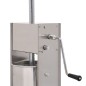 vidaXL Manueller Wurstfüller Silbern 15 L Edelstahl vidaXL Manueller Wurstfüller Silbern 15 L Edelstahl