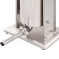 vidaXL Manueller Wurstfüller Silbern 15 L Edelstahl vidaXL Manueller Wurstfüller Silbern 15 L Edelstahl