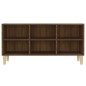 vidaXL TV-Schrank Massivholz-Beine Braun Eichenoptik 103,5x30x50 cm vidaXL TV-Schrank Massivholz-Beine Braun Eichenoptik 103,5x30x50 cm