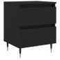 vidaXL Nachttisch Schwarz 40x35x50 cm Holzwerkstoff vidaXL Nachttisch Schwarz 40x35x50 cm Holzwerkstoff