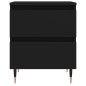 vidaXL Nachttisch Schwarz 40x35x50 cm Holzwerkstoff vidaXL Nachttisch Schwarz 40x35x50 cm Holzwerkstoff