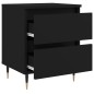 vidaXL Nachttisch Schwarz 40x35x50 cm Holzwerkstoff vidaXL Nachttisch Schwarz 40x35x50 cm Holzwerkstoff