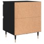 vidaXL Nachttisch Schwarz 40x35x50 cm Holzwerkstoff vidaXL Nachttisch Schwarz 40x35x50 cm Holzwerkstoff