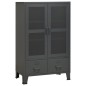 vidaXL Lagerschrank Industrial Anthrazit 70x40x115 cm Metall vidaXL Lagerschrank Industrial Anthrazit 70x40x115 cm Metall