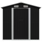 vidaXL Gartenschuppen Anthrazit Stahl 204 x 132 x 186 cm vidaXL Gartenschuppen Anthrazit Stahl 204 x 132 x 186 cm