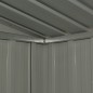vidaXL Gartenschuppen Anthrazit Stahl 204 x 132 x 186 cm vidaXL Gartenschuppen Anthrazit Stahl 204 x 132 x 186 cm
