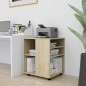 vidaXL Rollschrank Sonoma-Eiche 60x53x72 cm Holzwerkstoff vidaXL Rollschrank Sonoma-Eiche 60x53x72 cm Holzwerkstoff