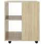 vidaXL Rollschrank Sonoma-Eiche 60x53x72 cm Holzwerkstoff vidaXL Rollschrank Sonoma-Eiche 60x53x72 cm Holzwerkstoff