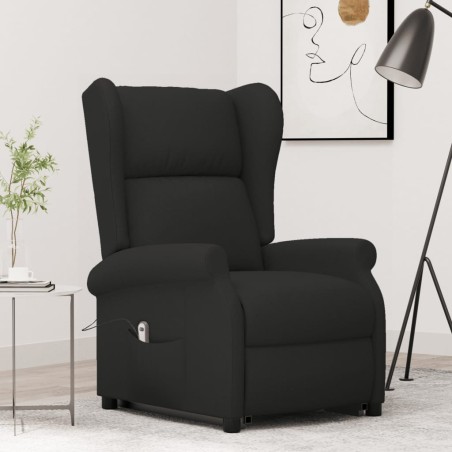 Aufstehsessel Schwarz Stoff