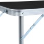 vidaXL Klappbarer Campingtisch Grau Aluminium 120 x 60 cm vidaXL Klappbarer Campingtisch Grau Aluminium 120 x 60 cm