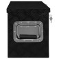 vidaXL Aluminiumkiste 80×30×35 cm Schwarz vidaXL Aluminiumkiste 80×30×35 cm Schwarz