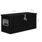 vidaXL Aluminiumkiste 80×30×35 cm Schwarz vidaXL Aluminiumkiste 80×30×35 cm Schwarz