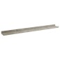 vidaXL Wandregale 4 Stk. Betongrau 80x9x3 cm vidaXL Wandregale 4 Stk. Betongrau 80x9x3 cm
