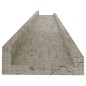 vidaXL Wandregale 4 Stk. Betongrau 80x9x3 cm vidaXL Wandregale 4 Stk. Betongrau 80x9x3 cm