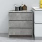 vidaXL Sideboard Betongrau 70x41x75 cm Holzwerkstoff vidaXL Sideboard Betongrau 70x41x75 cm Holzwerkstoff