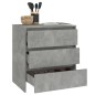 vidaXL Sideboard Betongrau 70x41x75 cm Holzwerkstoff vidaXL Sideboard Betongrau 70x41x75 cm Holzwerkstoff