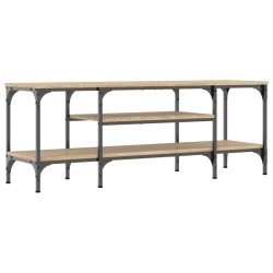 vidaXL TV-Schrank Sonoma-Eiche 121x35x45 cm Holzwerkstoff & Eisen