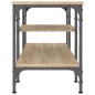 vidaXL TV-Schrank Sonoma-Eiche 121x35x45 cm Holzwerkstoff & Eisen vidaXL TV-Schrank Sonoma-Eiche 121x35x45 cm Holzwerkstoff & Eisen