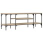 vidaXL TV-Schrank Sonoma-Eiche 121x35x45 cm Holzwerkstoff & Eisen vidaXL TV-Schrank Sonoma-Eiche 121x35x45 cm Holzwerkstoff & Eisen