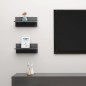 vidaXL Wandregale 2 Stk. Grau 40x11,5x18 cm Holzwerkstoff vidaXL Wandregale 2 Stk. Grau 40x11,5x18 cm Holzwerkstoff