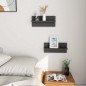 vidaXL Wandregale 2 Stk. Grau 40x11,5x18 cm Holzwerkstoff vidaXL Wandregale 2 Stk. Grau 40x11,5x18 cm Holzwerkstoff