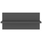 vidaXL Wandregale 2 Stk. Grau 40x11,5x18 cm Holzwerkstoff vidaXL Wandregale 2 Stk. Grau 40x11,5x18 cm Holzwerkstoff