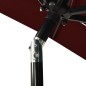 vidaXL Sonnenschirm mit Aluminium-Mast 3-lagig Bordeauxrot 2x2 m vidaXL Sonnenschirm mit Aluminium-Mast 3-lagig Bordeauxrot 2x2 m