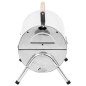 vidaXL Tragbarer Tisch-Holzkohlegrill Edelstahl Doppelrost vidaXL Tragbarer Tisch-Holzkohlegrill Edelstahl Doppelrost