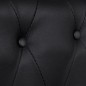 vidaXL Chesterfield-Sofa 2-Sitzer Kunstleder Schwarz vidaXL Chesterfield-Sofa 2-Sitzer Kunstleder Schwarz