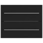 vidaXL Waschbeckenunterschrank Schwarz 60x38,5x48 cm Holzwerkstoff vidaXL Waschbeckenunterschrank Schwarz 60x38,5x48 cm Holzwerkstoff