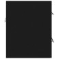 vidaXL Waschbeckenunterschrank Schwarz 60x38,5x48 cm Holzwerkstoff vidaXL Waschbeckenunterschrank Schwarz 60x38,5x48 cm Holzwerkstoff